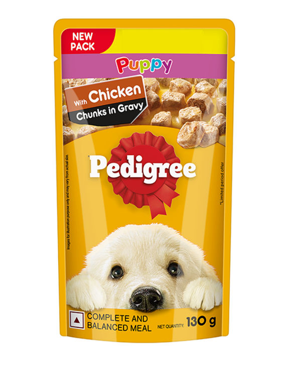 Pedigree Puppy Chicken Chunks In Gravy Buy online at ₹57 near me