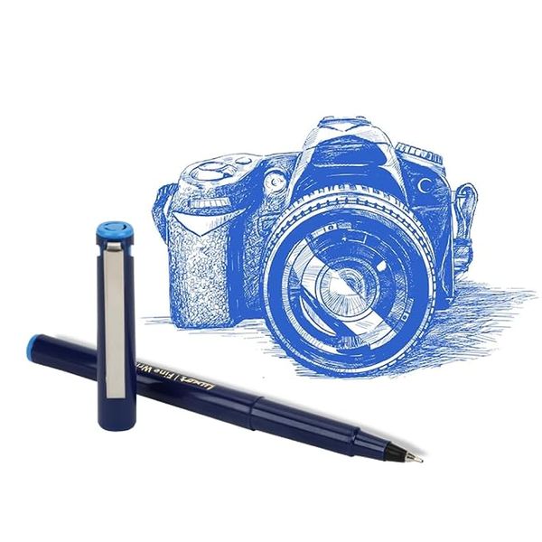 Luxor Finewriter 05 Assorted Color Fineliner Pen 1 Pack (10 Pieces