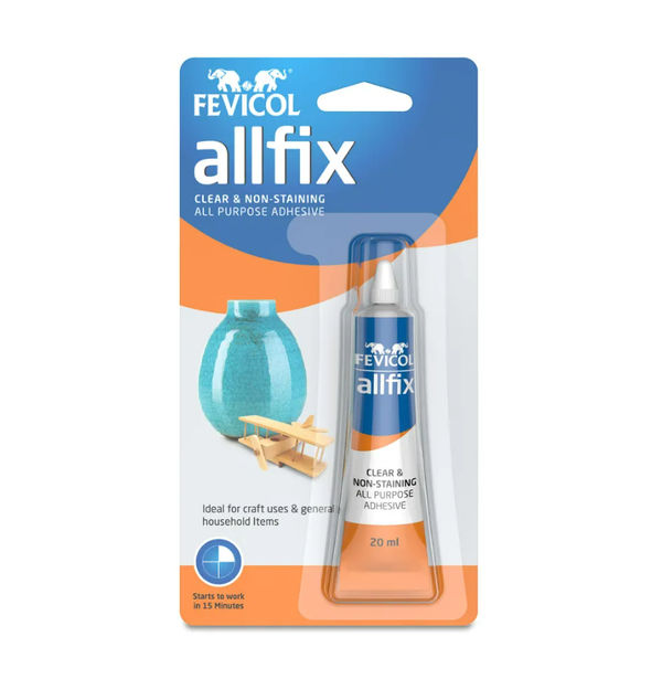 Fevicol Allfix Clear and NonStaining All Purpose Adhesive (20 ml) 20