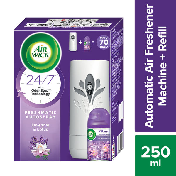 Airwick Automatic Air Freshener & Room Freshener Kit Lavender & Lotus