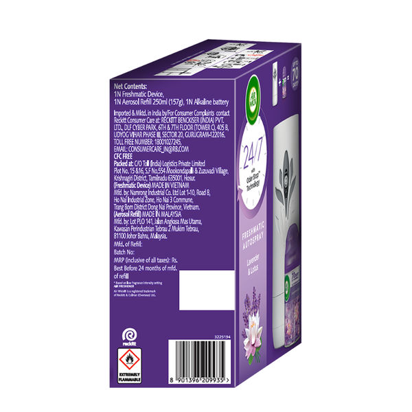 Airwick Automatic Air Freshener & Room Freshener Kit Lavender & Lotus