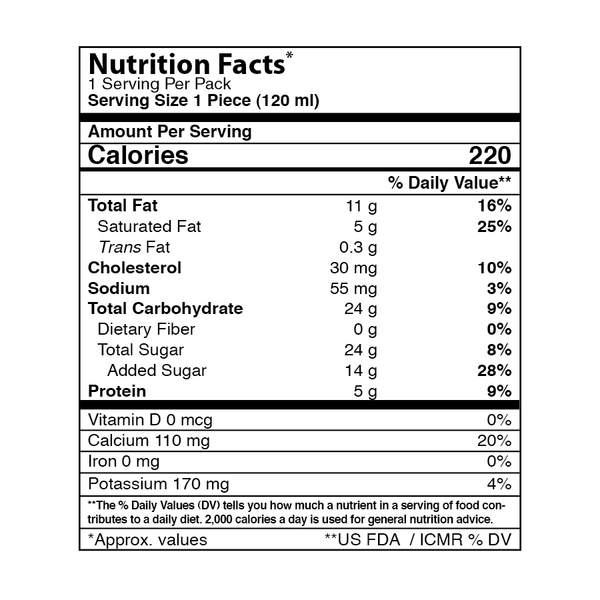 Arun Casata Slice Ice Cream 120 ml Buy online at ₹70 near me