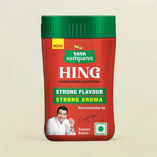 Tata Sampann Hing Compunded Asafoetida Strong Flavour Strong Aroma