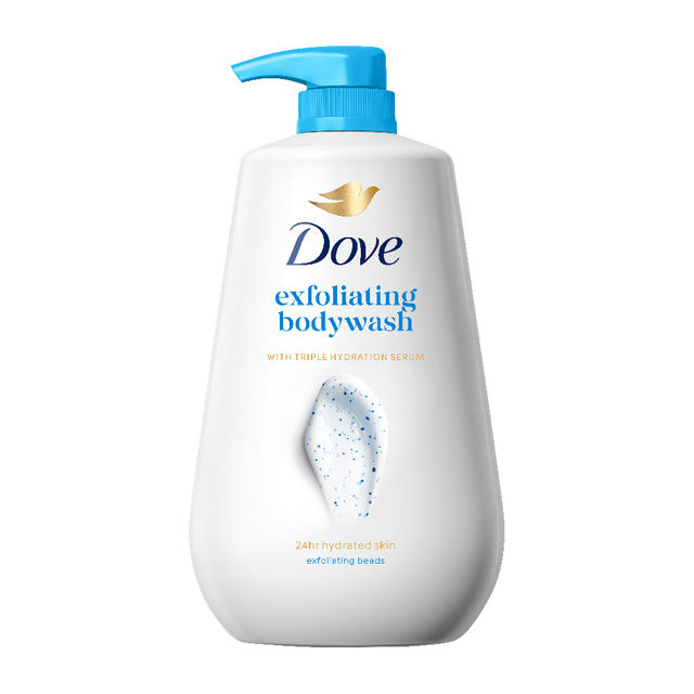 Dove Gentle Exfoliating Beads Body Wash For Softer Smoother Skin