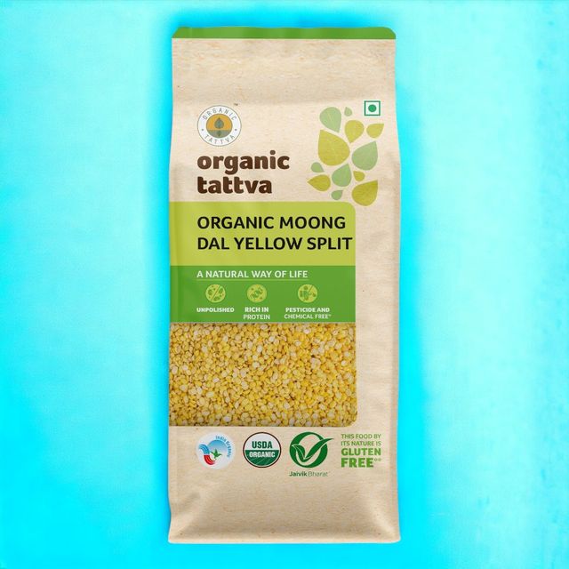 Organic Tattva Moong Dal Yellow Split Buy Online At Near Me