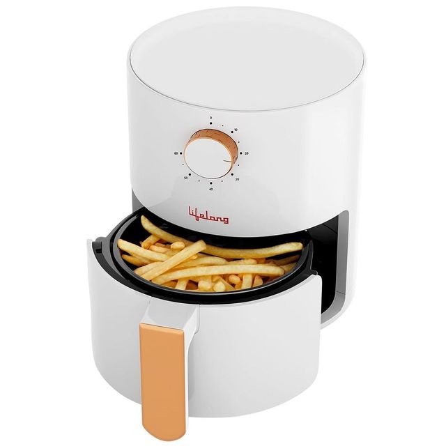 Lifelong 2.5L Air Fryer With Timer Control With Hot Air Circulation ...