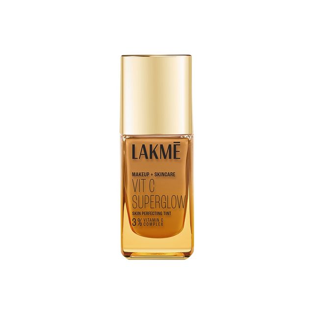 Lakme Makeup+Skincare VitC Superglow Skin Perfecting Tint Cool Cinnamon C300