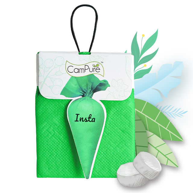 Campure Jasmine Insta Cone Camphor Air, Car, Room Freshener