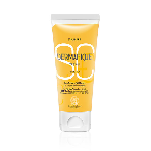 Dermafique Sun Defense All Matte, SPF 50, PA +++ Sunscreen
