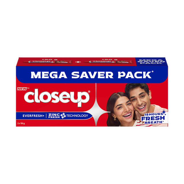 Closeup Toothpaste | Long lasting 18 Hours Of Fresh Breath & White Teeth (Pack of 2)