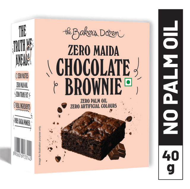 the baker's dozen Zero Maida Chocolate Brownie