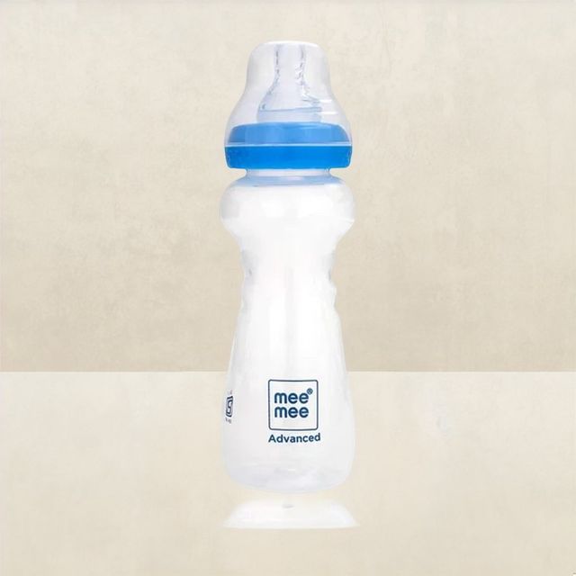 Mee Mee Premium Baby Feeding Bottle Blue For Kids | 3+ months