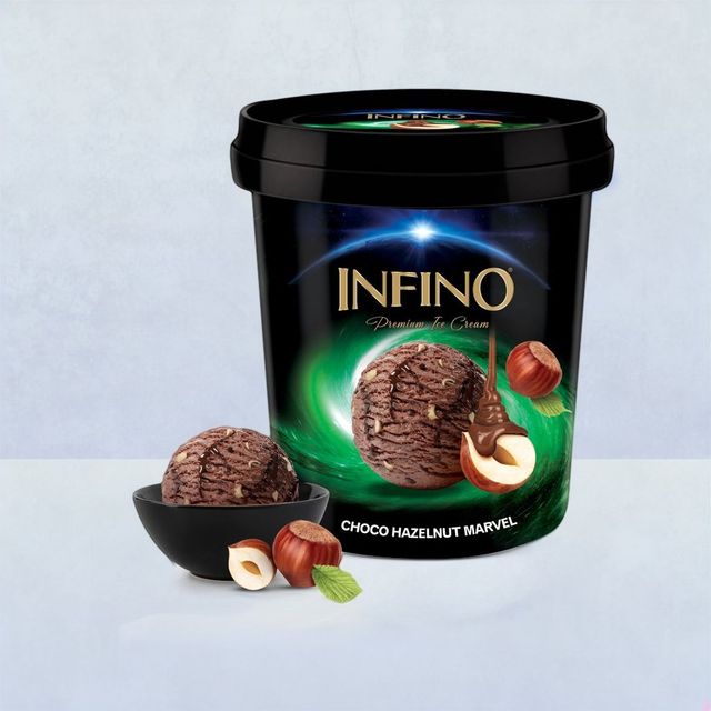Infino Choco Hazelnut Marvel Ice Cream Tub