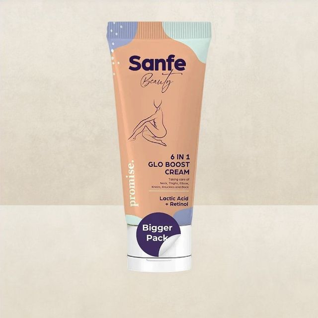 Sanfe Beauty 6In1 Glo Cream For Dark Body Parts Like Neck Ankles