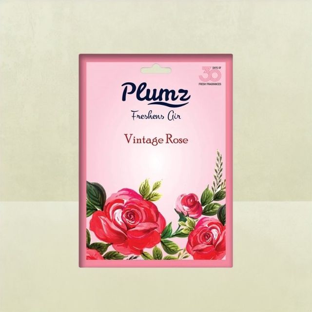 Plumz Vintage Rose Air Freshener