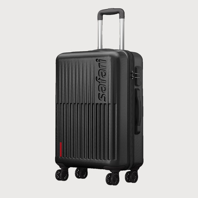 Safari Unisex Textured Polycarbonate 68 L Retractable Hard Luggage