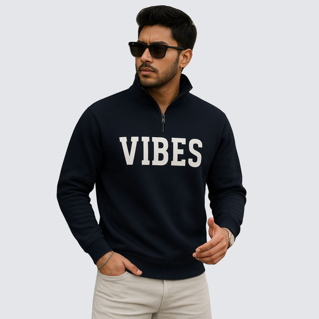 Gcyx Men's Original Half Zipper Sweat Shirt - Buy at ₹384 Online