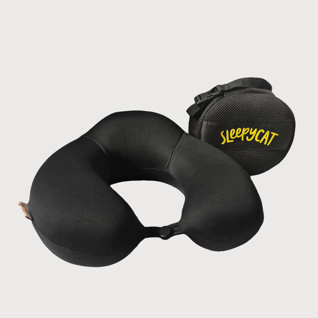 Sleepycat Unisex Solid Memory Foam Neck Pillow - Buy at ₹750
