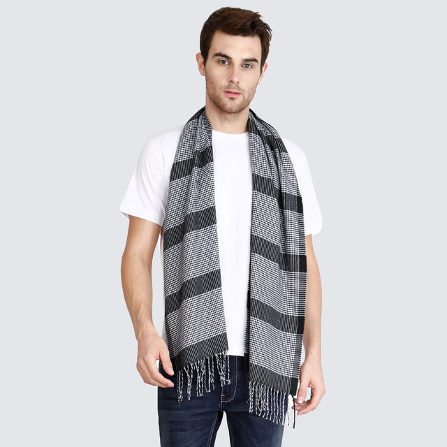 Fabseasons Men's Checkered Acrylic Wool Muffler - Buy at ₹609
