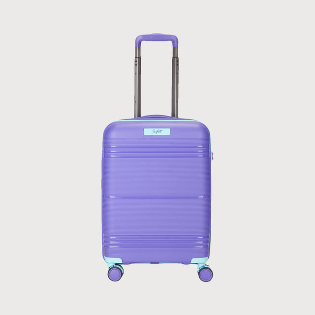 Sky！ Skybags Unisex Striped PP 197 L Telescopic Hard Luggage Trolley