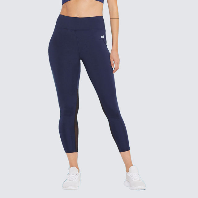 Clovia Activewear Ankle Length Tights (Blue - Xxl) - Buy at ₹435