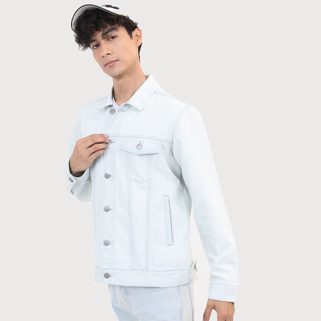 Ketch Men's Washed Denim Jacket - Buy at ₹488 Online | Instant