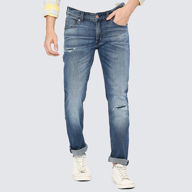 Spykar Men's Regular Fit Mid Rise Jeans - Buy at ₹1489 Online