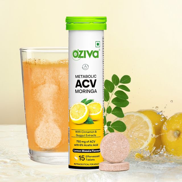 Oziva Acv Moringa For Weigh Loss Lemon Masala