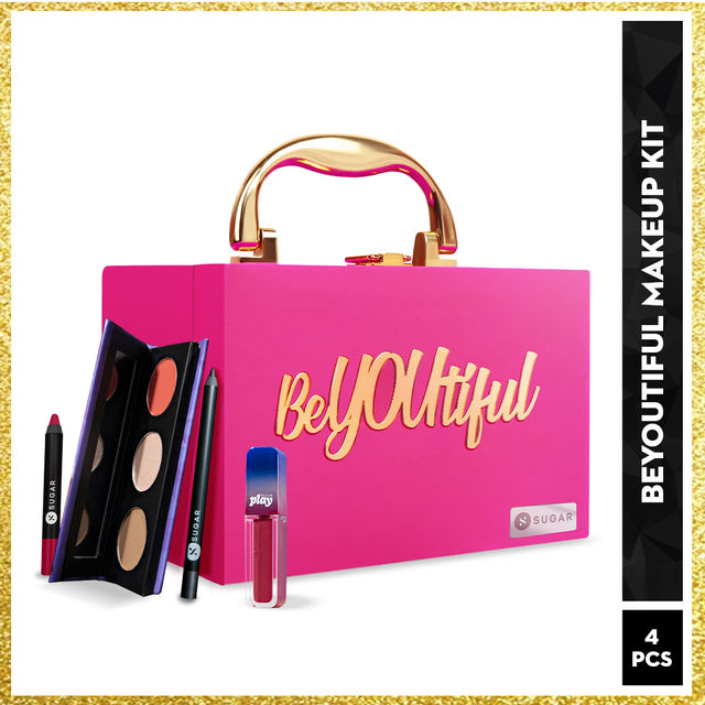 SUGAR BeYOUtiful Makeup Trousseau Box Pink 1 Piece Buy online at