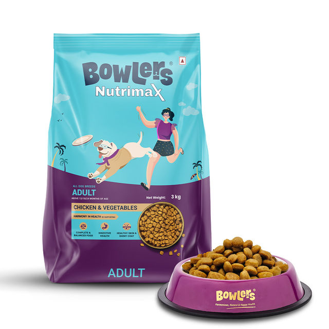 Bowlers Dry Dog Food Nutrimax | Adult | Chicken & Vegetables
