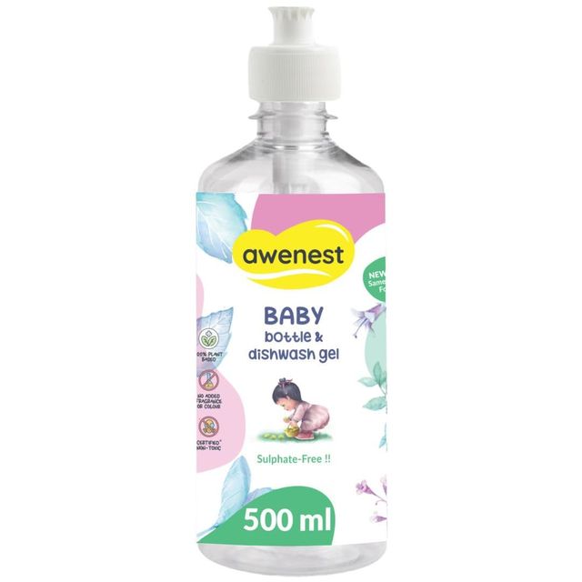 Awenest Natural Bottle Dishwash Baby Dish Cleaner For Kids