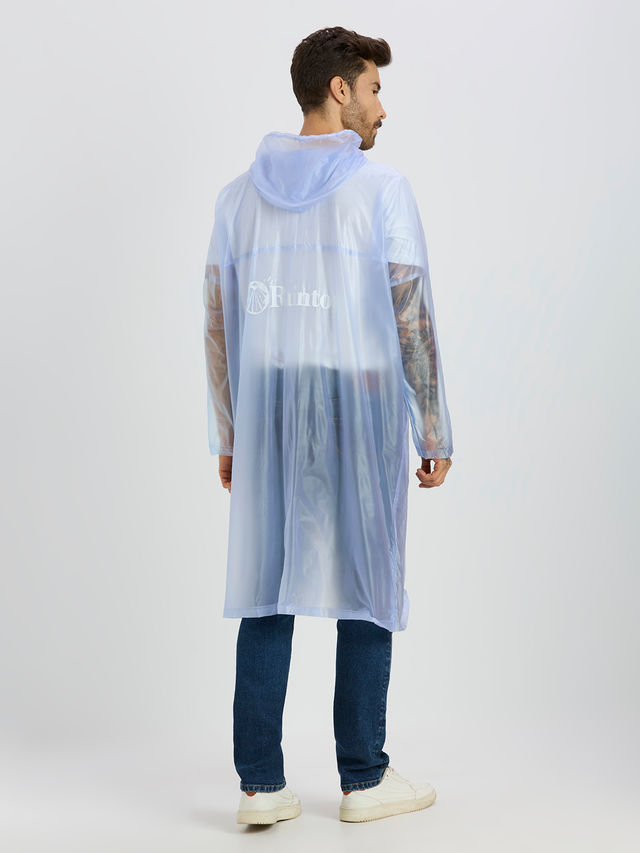 Zeel Unisex Hooded Waterproof PVC Poncho - Buy at ₹140 Online