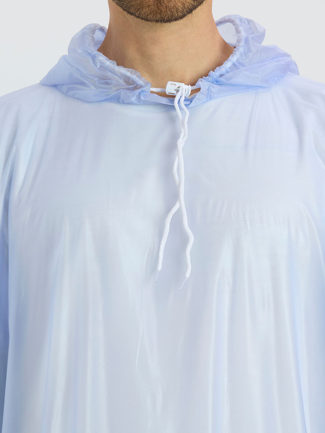 Zeel Unisex Hooded Waterproof PVC Poncho - Buy at ₹149 Online