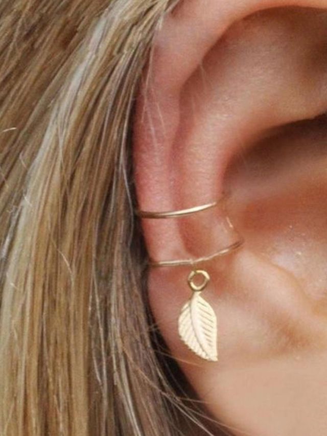 YouBella Jewellery U Shape Non Piercing Earrings Combo For Women