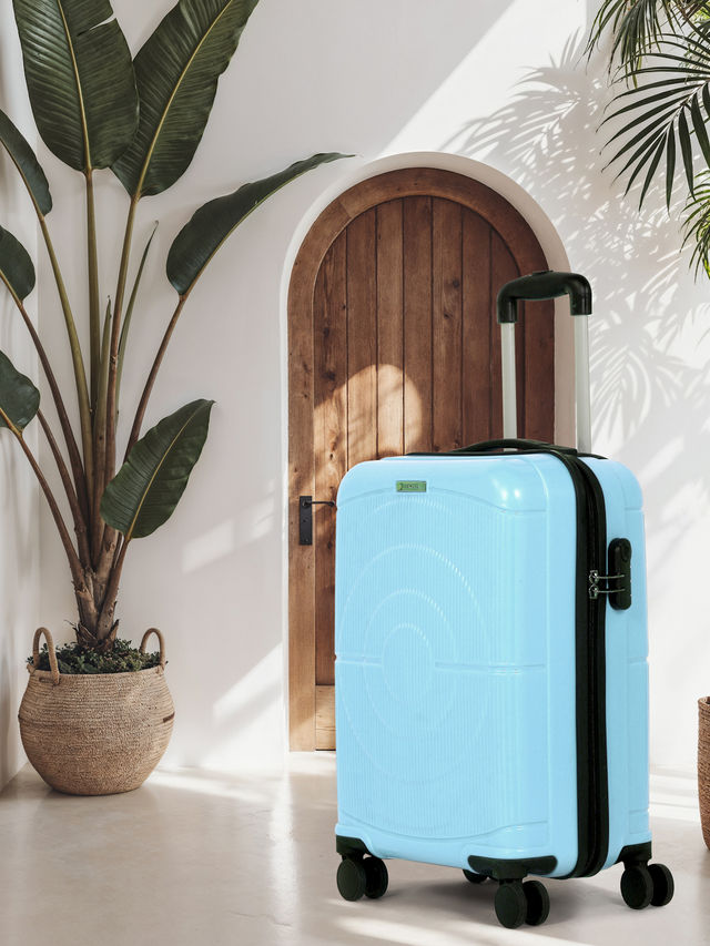 Teakwood Textured PP 32.2 L Retractable Hard Luggage - Buy at