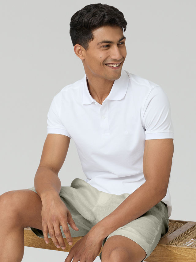 XYXX Nova Polo T-shirt - Polar White - Buy at ₹609 Online