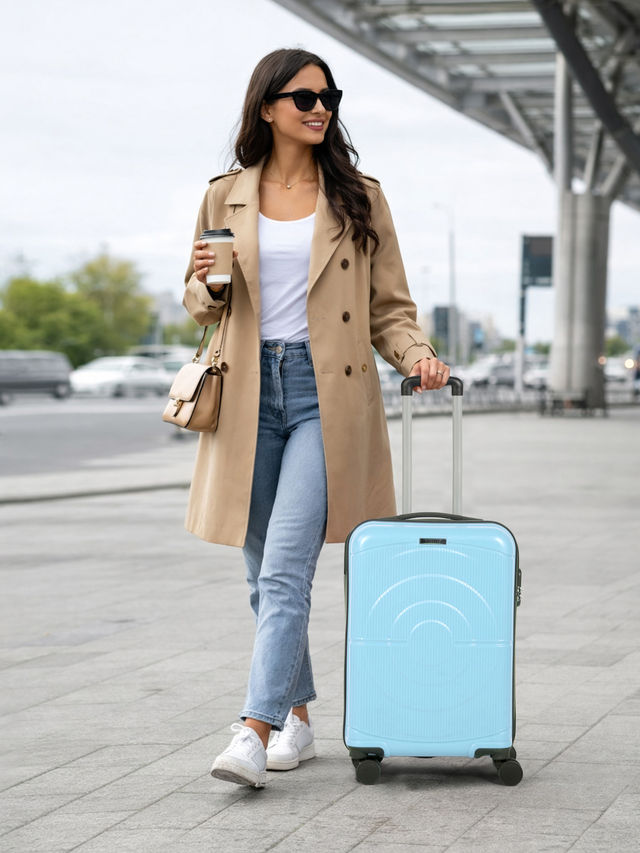 Teakwood Textured PP 32.2 L Retractable Hard Luggage - Buy at