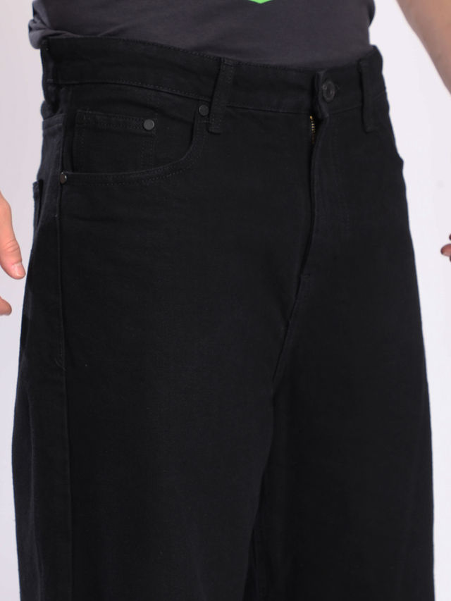90s LEE　black denim painter pants W36 Bene Kleed Men's Baggy Fit Jeans - Buy at ₹1129 Online | Instant