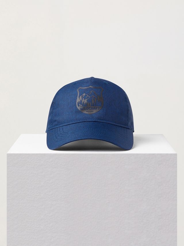 Buy Wildcraft Unisex Solid Cotton Cap Blue Free Size Online