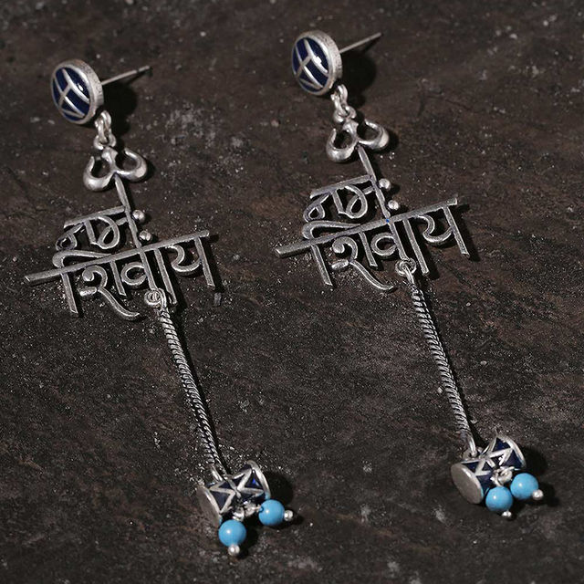 Voylla Moksha Namaha Shivaya Earrings
