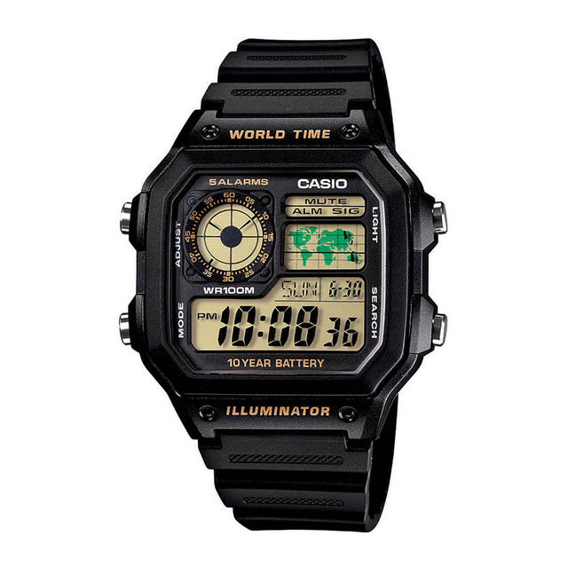 Casio Men's Youth Series Digital Black Dial Watch - Buy at ₹2595
