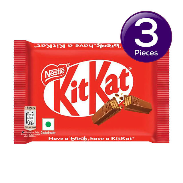 Nestle KitKat 4 Fingers Choco Coated Wafer Bar Combo