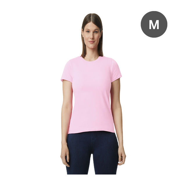 Gildan Women Cotton Solid Women's T-Shirt | M | Look Professional Woofernbiz Custom Printed Logo