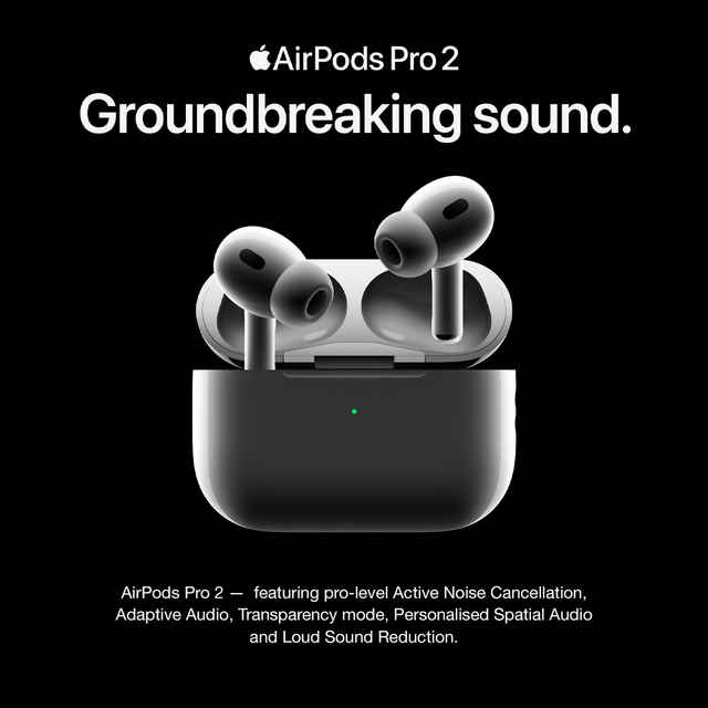Apple Airpods Pro 2nd Generation With Magsafe Case, USB-C - White
