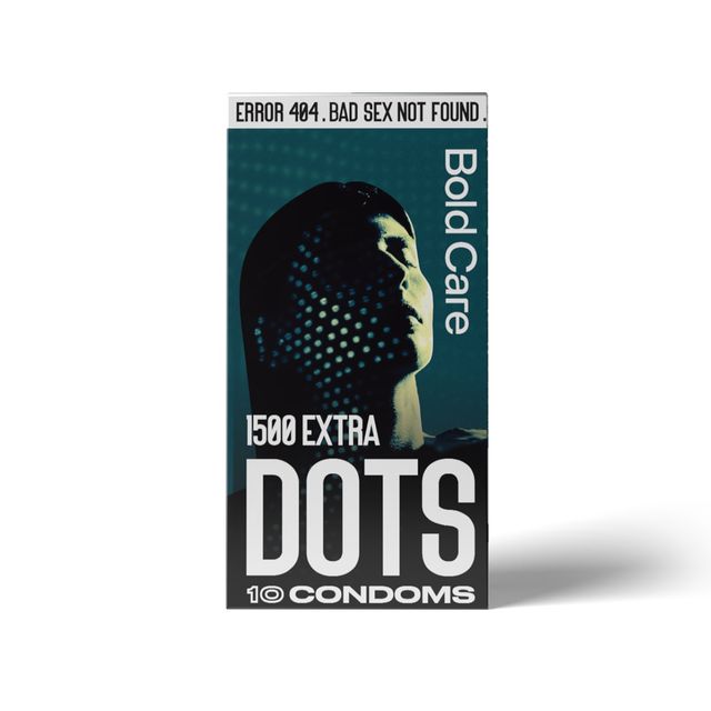 Bold Care Extra Dotted Condom - 1500 Raised Dots
