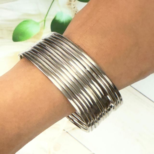 The Opal Factory Silver Oxidised Bangle Set - Buy at ₹70 Online