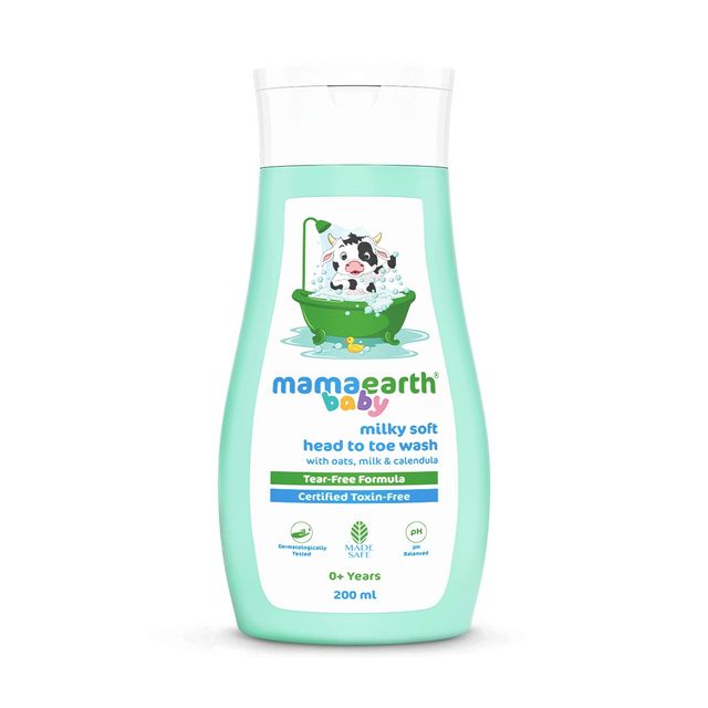 Mamaearth Baby Milky Soft Head to Toe Wash