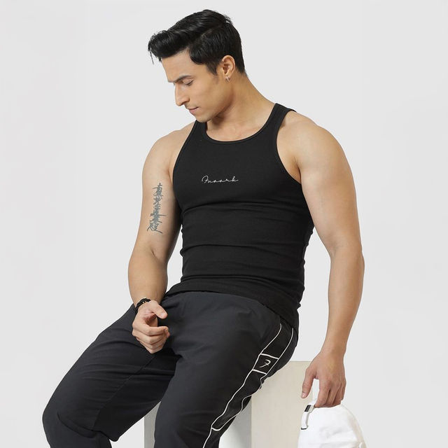 Fuaark Men's Ribbed Tank - Buy at ₹799 Online | Instant Delivery