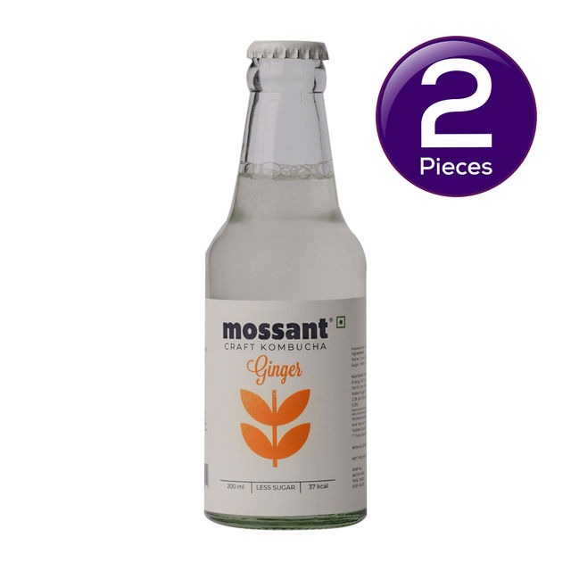 Mossant Ginger Kombucha 200 ml X 2 Combo