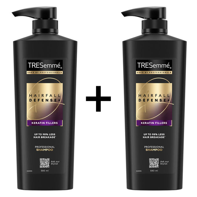 Tresemme Hairfall Defense + Shampoo 580 ml X 2 Combo